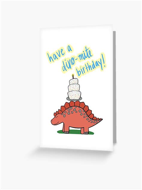 Dinosaur Birthday Card Ubicaciondepersonascdmxgobmx