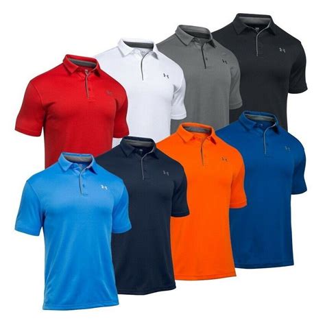 Under Armour 1290140 Men S UA Tech Performance Loose Fit Golf Polo Team