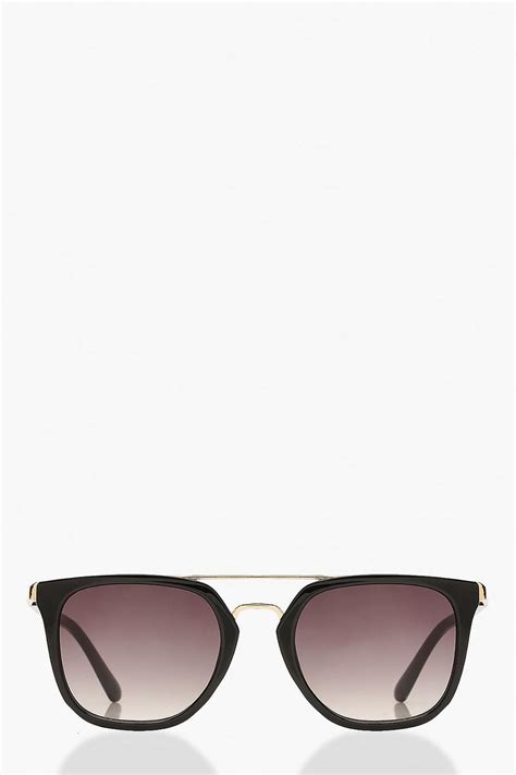 Square Aviator Glasses Boohoo