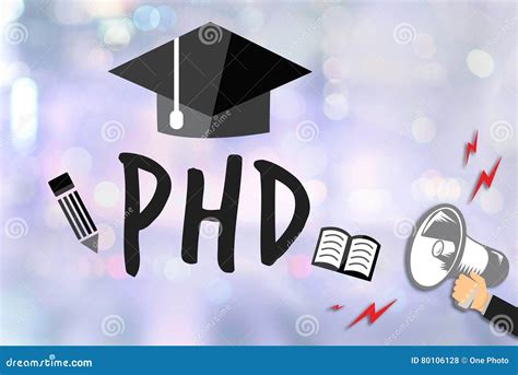 Phd Doctor Of Philosophy Degree Education Graduation Royalty Free Stock