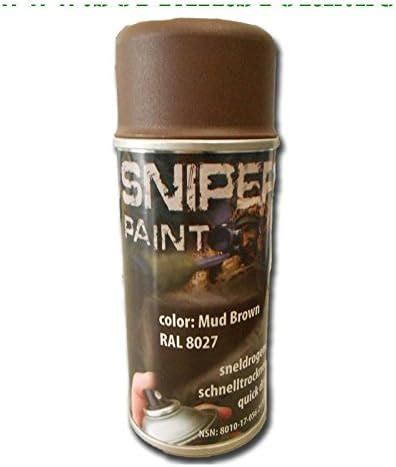 FOSCO Sombre Peinture Spray Sniper 150 ML 469313 Mo Mud Brown Airsoft