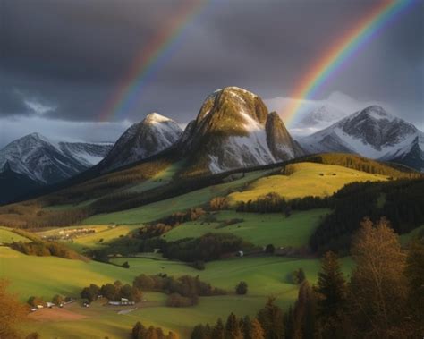 Premium Ai Image Rainbows Are The Most Beautiful Pictures Of The Year