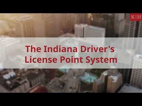 Points On Your License In Indiana Keffer Hirschauer Llp