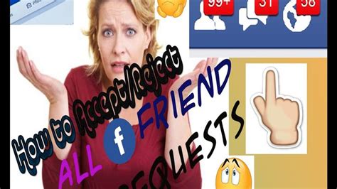 How To Reject Or Accept All Friend Request Of Your Facebook Account In All Friends