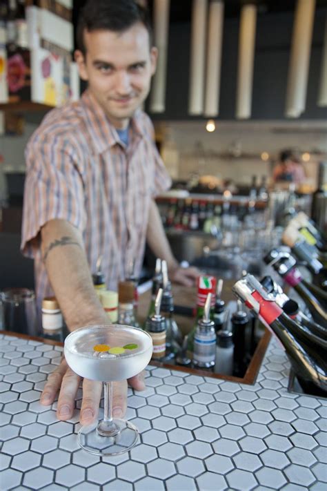 Bartender Mark Sexauer At Artusi In Seattle