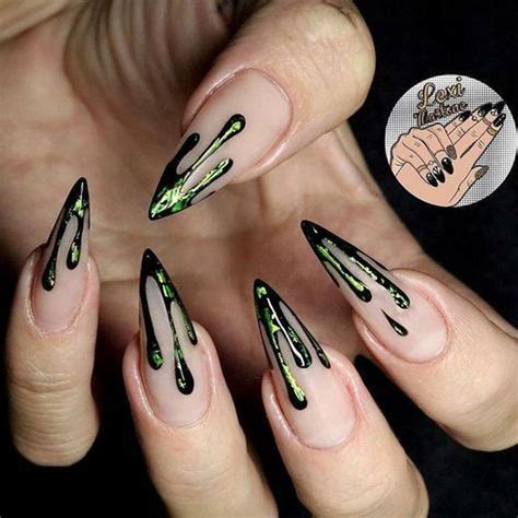 Cool 48 Awesome Gothic Nail Art Ideas Gothic Nails Horror Nails