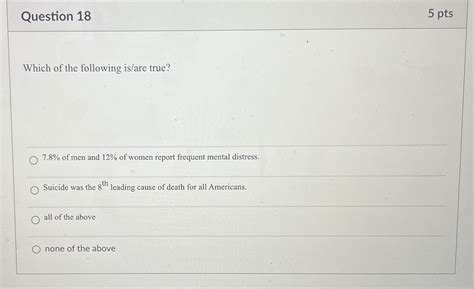 Solved Question Ptswhich Of The Following Is Are Chegg