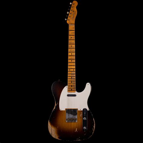 Fender Custom Shop 1952 Telecaster Heavy Relic Big U 2 Tone Sunburst Wildcat Guitars