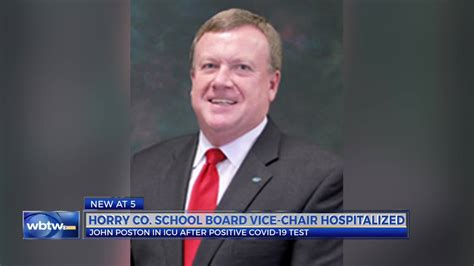 Horry County Schools board member hospitalized with COVID-19 | WBTW