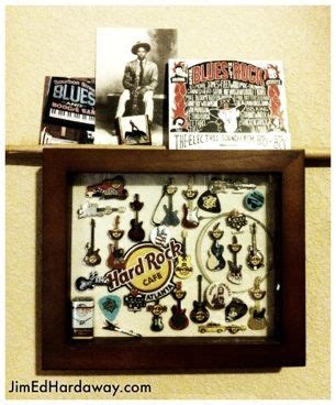 Hard Rock Pins Shadow Box This Box Displays Some My Collectable Hard