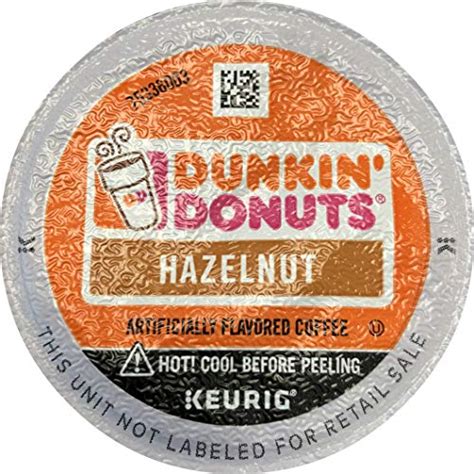 Dunkin Donuts Hazelnut Flavored Coffee K-Cups For Keurig K Cup Brewers ...