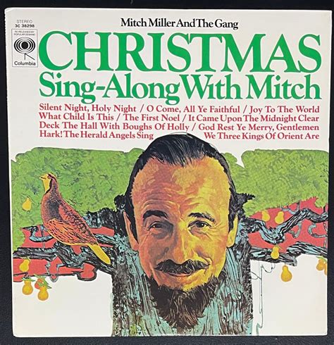 Vintage Vinyl Mitch Miller And The Gang Christmas Sing Along With Mitch