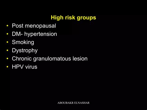 Vulvar Cancer Early Detection Ppt