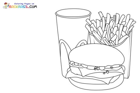 Раскраски Еда | Распечатать бесплатно