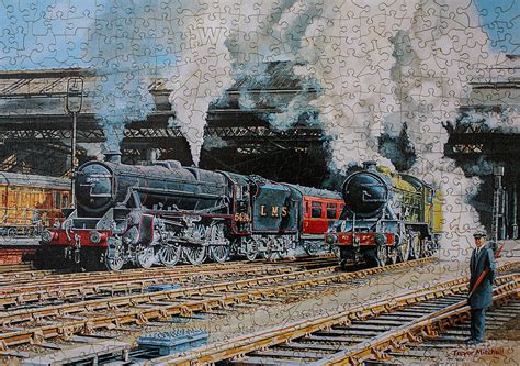 STEAM TRAINS AND JIGSAW PUZZLES Artist Trevor Mitchell