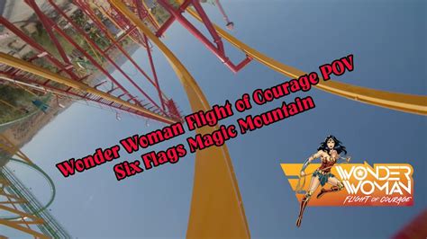 Wonder Woman Flight Of Courage POV Official Six Flags Magic