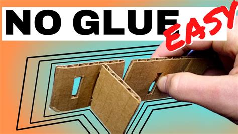 How To Connect Cardboard Without A Glue Gun One Simple Easy Method