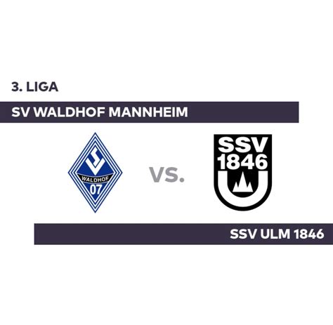 Sv Waldhof Mannheim Ssv Ulm Riedel Fliegt Und Es Geht Dahin