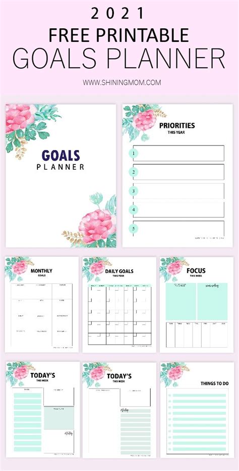 Goal Setting Template Free Printable 2023 Planner Artofit