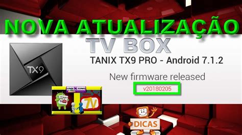 NOVA ATUALIZAÇÃO NUEVA ACTUALIZACIÓN ATT TV BOX TANIX TX9 PRO V