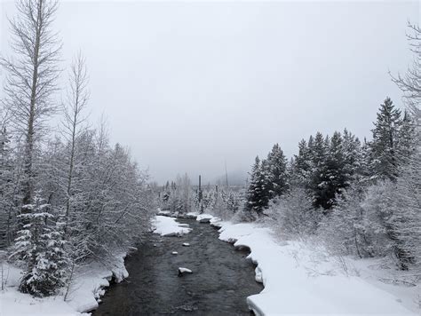 Winter in Glacier National Park - Bowman Lake