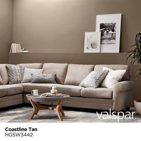 Valspar Ultra Flat Coastline Tan Hgsw3442 Interior Paint (1-Quart) in ...