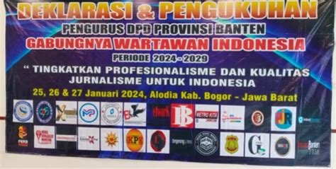 Deklarasi Dan Pengukuhan Pengurus Dpd Provinsi Banten Dan Dpc Kota