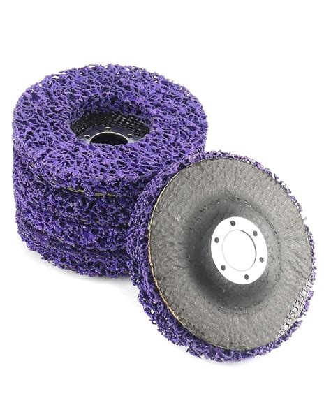 QWORK 5Pcs Angle Grinder Discs 4 5Inch 115Mm Discs Stripping Wheel