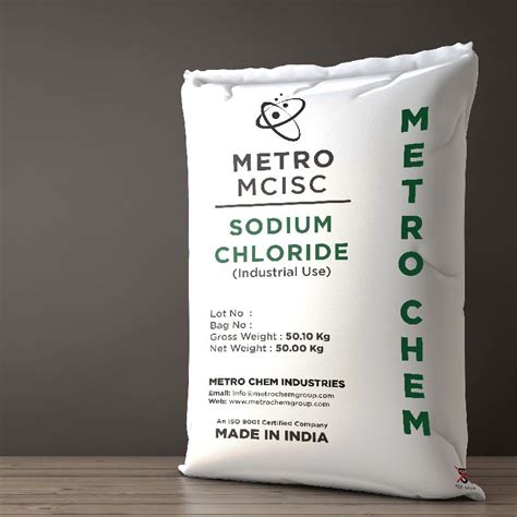 Sodium Chloride Application Industrial By Metro Chem Industries From