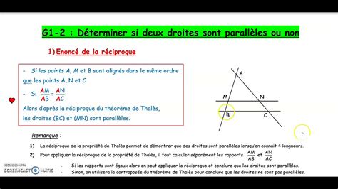 Montrer Que Deux Droites Sont Parallèles AUTOMASITES