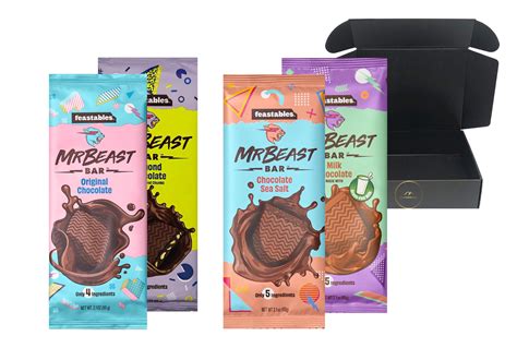 Buy Feastables Mr Beast Chocolate Bar Bundle In A Custom Shadowlish Box