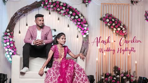 Akash Carolin Wedding Highlights Marthandam Nagercoil Infinity