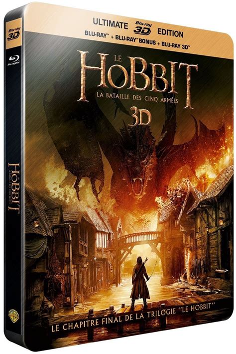 Le hobbit la bataille des cinq armées en blu ray métal édition limitée