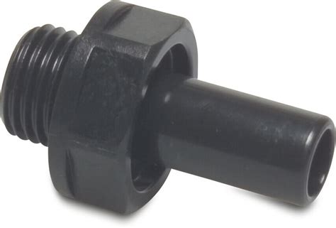 Speedfit Adaptor Bush POM 15 Mm X 1 2 Spigot X Male Thread 10bar Black