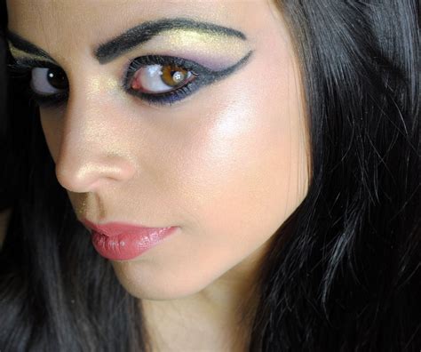 Egyptian Makeup Tutorial Yesterface Egyptian Goddess Makeup Egyptian