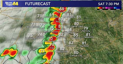 Potentially Severe Storms Saturday Evening Weather