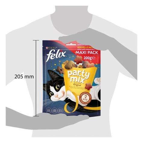 Snack Para Gato Purina Felix Party Mix Original Mix Maxi Pack 200 G