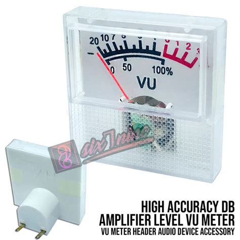 High Accuracy DB Amplifier Level VU Meter Header Audio Device Accessory