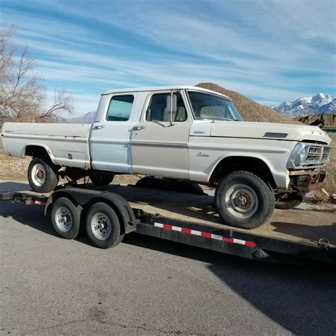 1971 Ford F250 Crew Cab 4x4 Bumpside For Sale Photos Technical Specifications Description