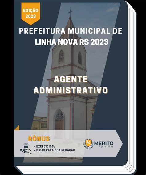 Apostila Agente Administrativo Prefeitura De Linha Nova Rs