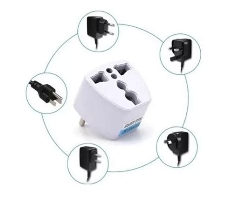 Adaptador Tomada Universal Padr O Europeu Uk Para Brasil