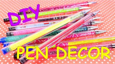 3 DIY Pen Decorations Back To School YouTube