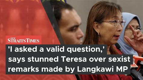 I Asked A Valid Question Says Stunned Teresa Over Sexist Remarks