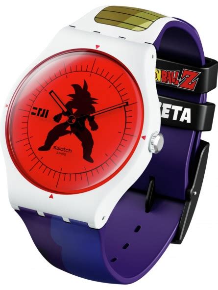 Montre Homme Swatch Dragon Ball Z Vegeta X Swatch Suoz