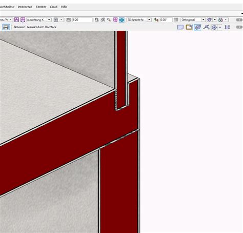 Fehlerhafte Darstellung Der Schnittbox In Vwx Interiorcad