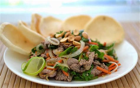 Bo Tai Chanh Recipe – How To Make Rare Beef In Lime Juice Salad