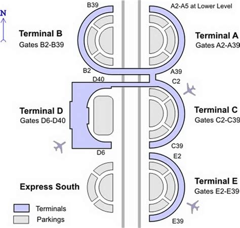 Dallas Airport Terminal Map