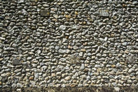 Flint Wall Full Frame Background Texture Stock Photo Image Of Britain