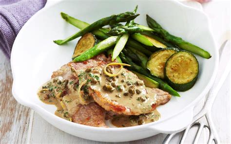 Lemon And White Wine Veal Scaloppini Recipe Food To Love