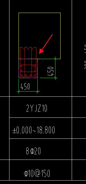 暗柱大样图内水平钢筋超出暗柱尺寸怎么绘制 服务新干线答疑解惑